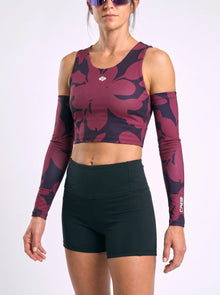 Sleaved Compression Run Sleeve — Petal Bloom