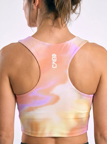 Sleaved Crop Racer — Sunwash