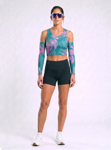 Sleaved Crop Racer — Paradiso