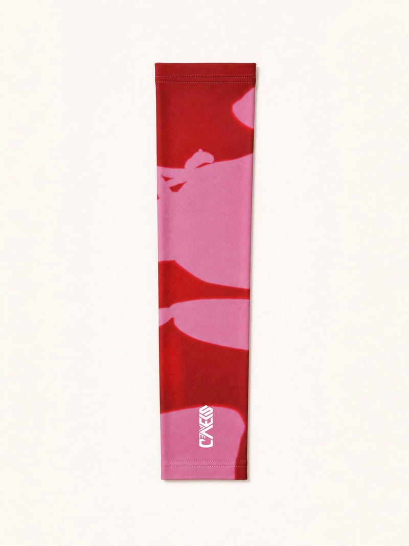 Sleaved Compression Run Sleeve — Rhubarb